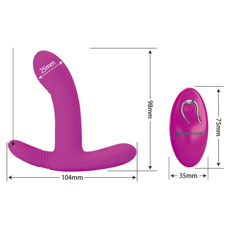 Alternative view of プリティラブ リモートＣスポットサイドウェービングバイブレーター