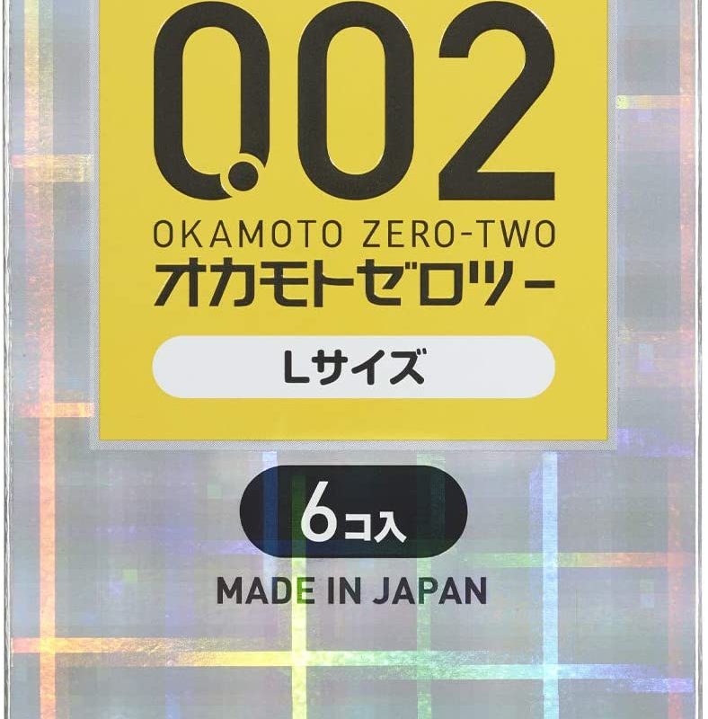 オカモトゼロツー　うすさ均一０．０２　（Ｌサイズ）６個入り