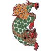 タトゥーシール　唐獅子（小）