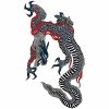 タトゥーシール　大型・臥龍