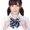きゅん可愛スクールリボン　ブルーストライプ