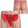 黒目が動くぞうパンツ　（レッド）